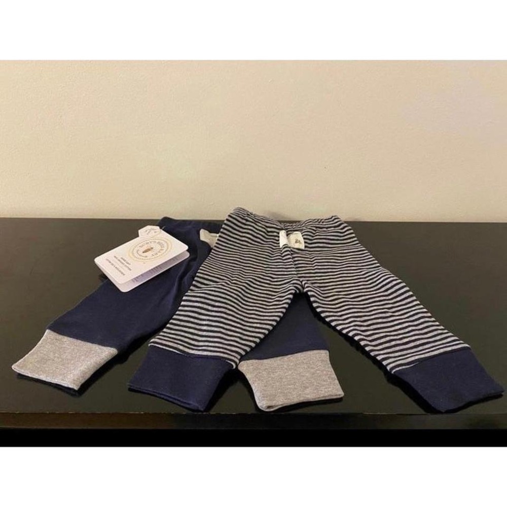 Burt's Bees Newborn Organic 2-Piece Footless Pants Set‎